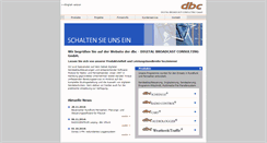 Desktop Screenshot of dbc-broadcast.de